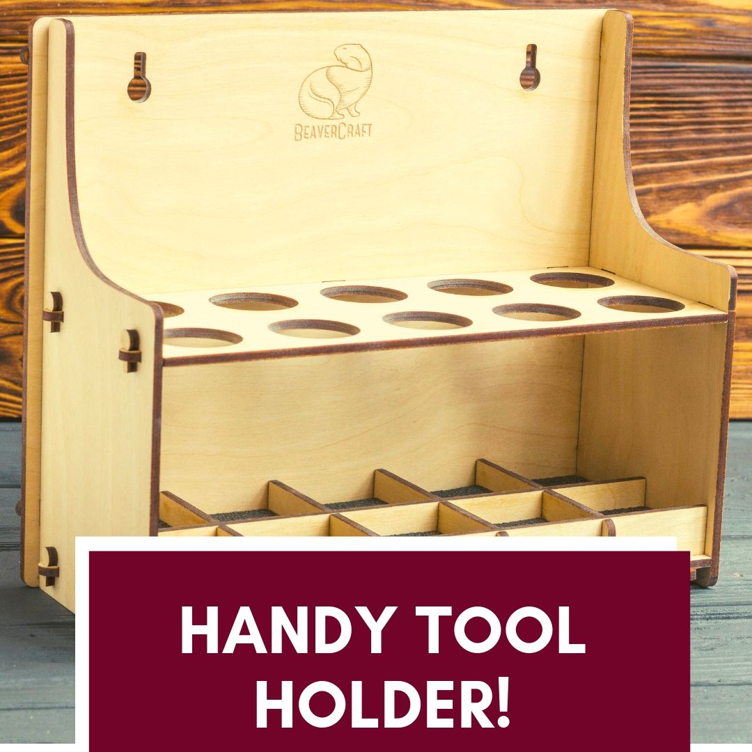BeaverCraft Wood Carving Wood Tools Holder