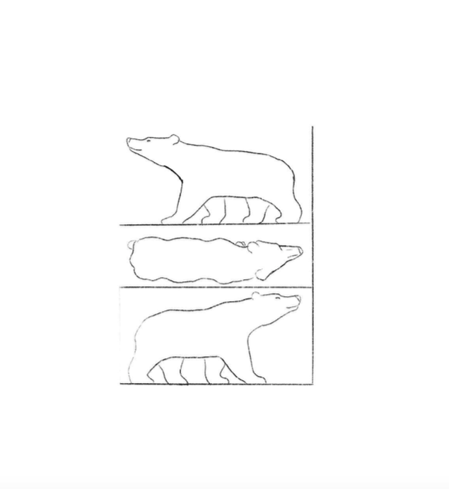 bear carving pattern