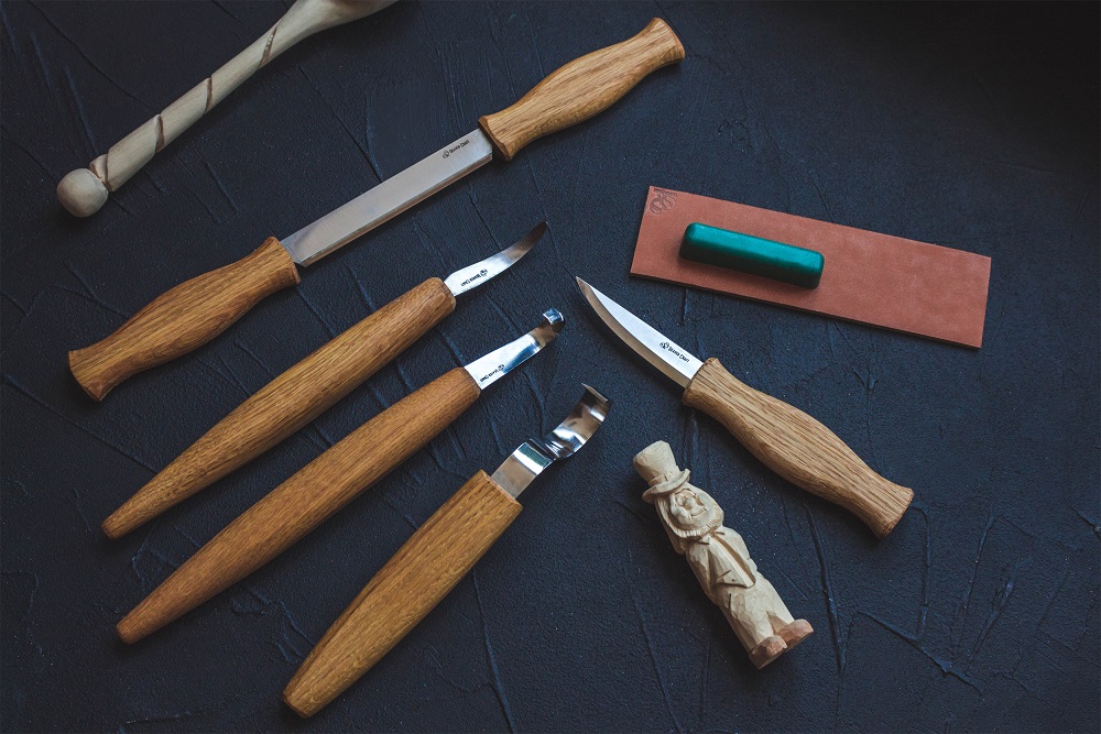 What tools are needed for wood carving